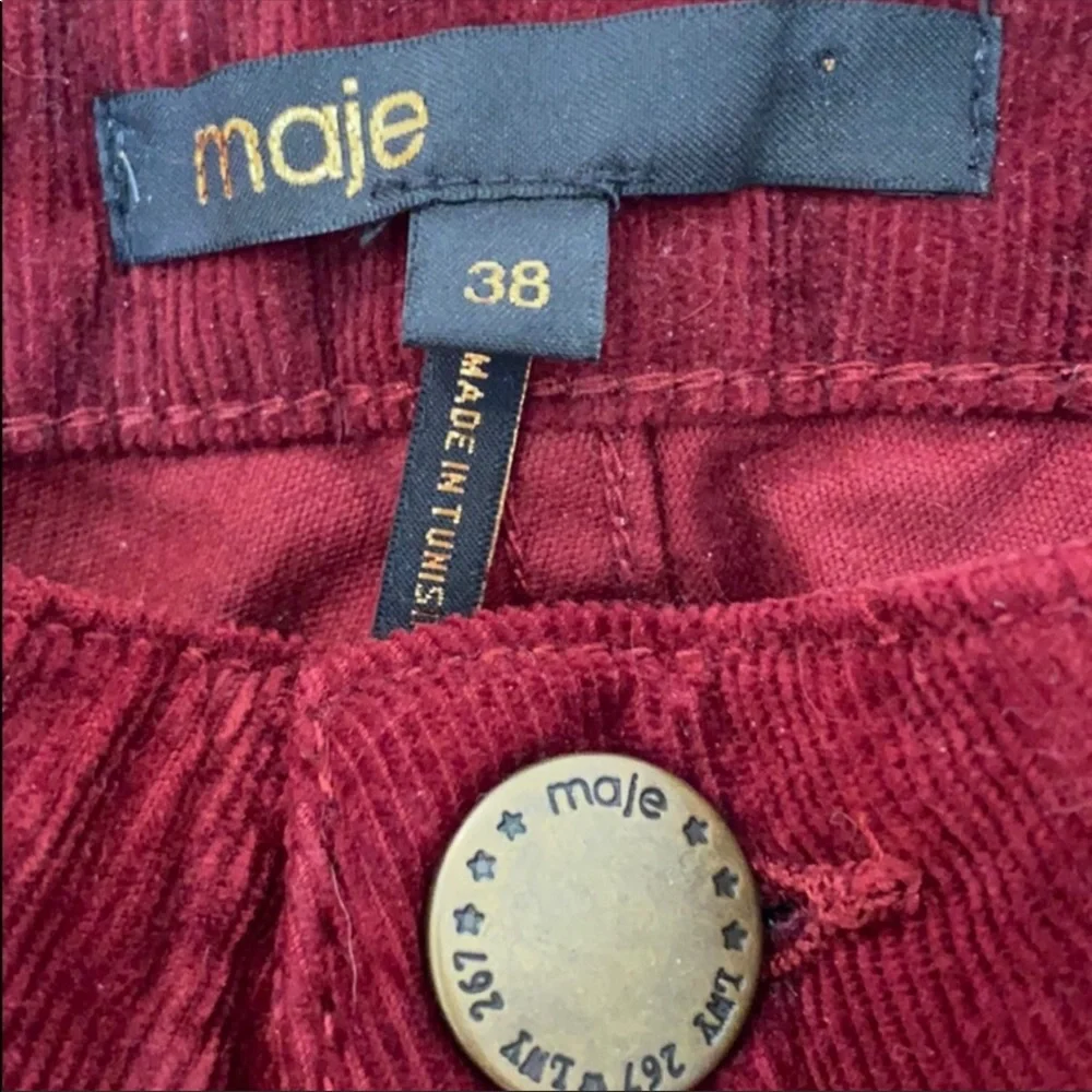 Maje Paris Flared Corduroy Jeans - Picture 4 of 5